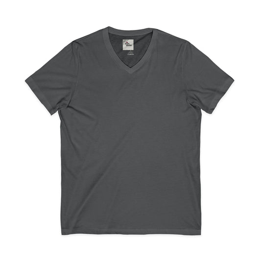 Gray t-shirt with motivational quote on a white background