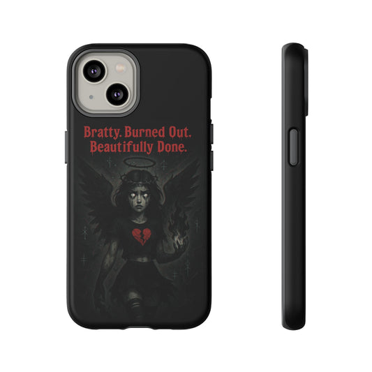 Morbid Cutie Dark Angel Gothic Slim Phone Case