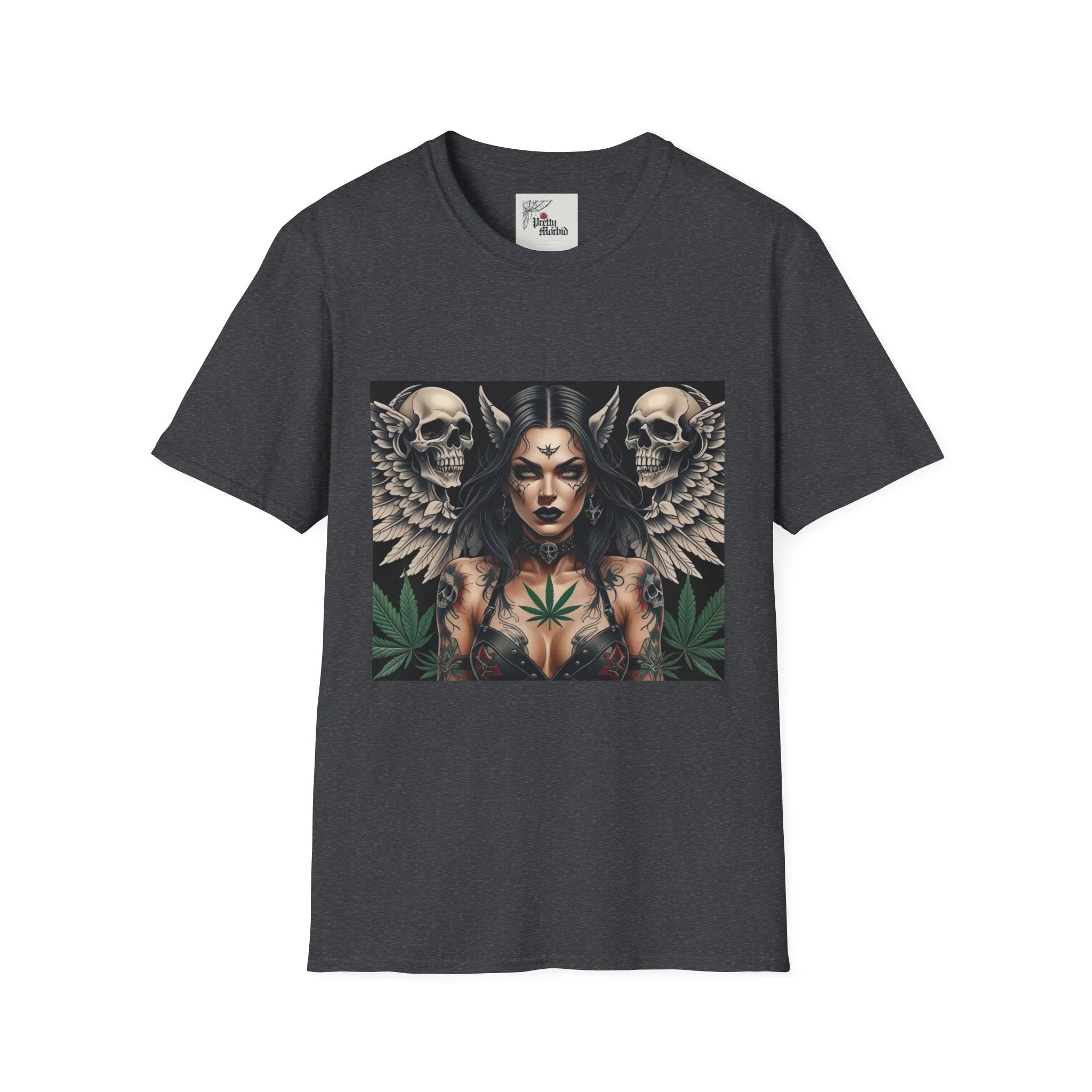 Gothic Angel Cannabis Tee