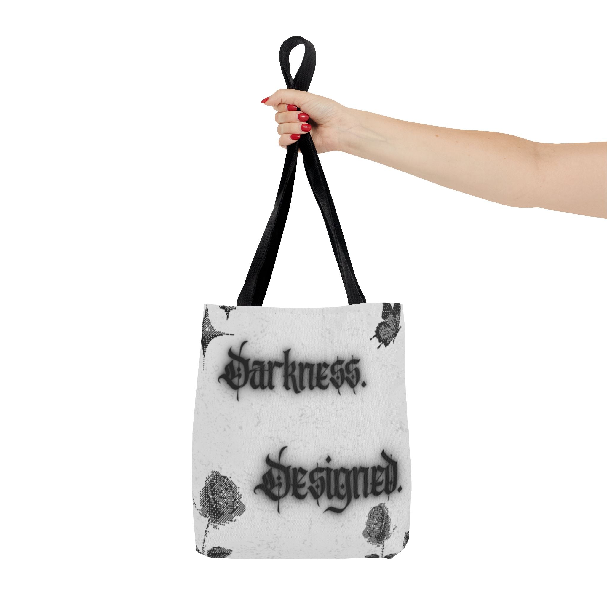 Darkness. Designed. Tote Bag