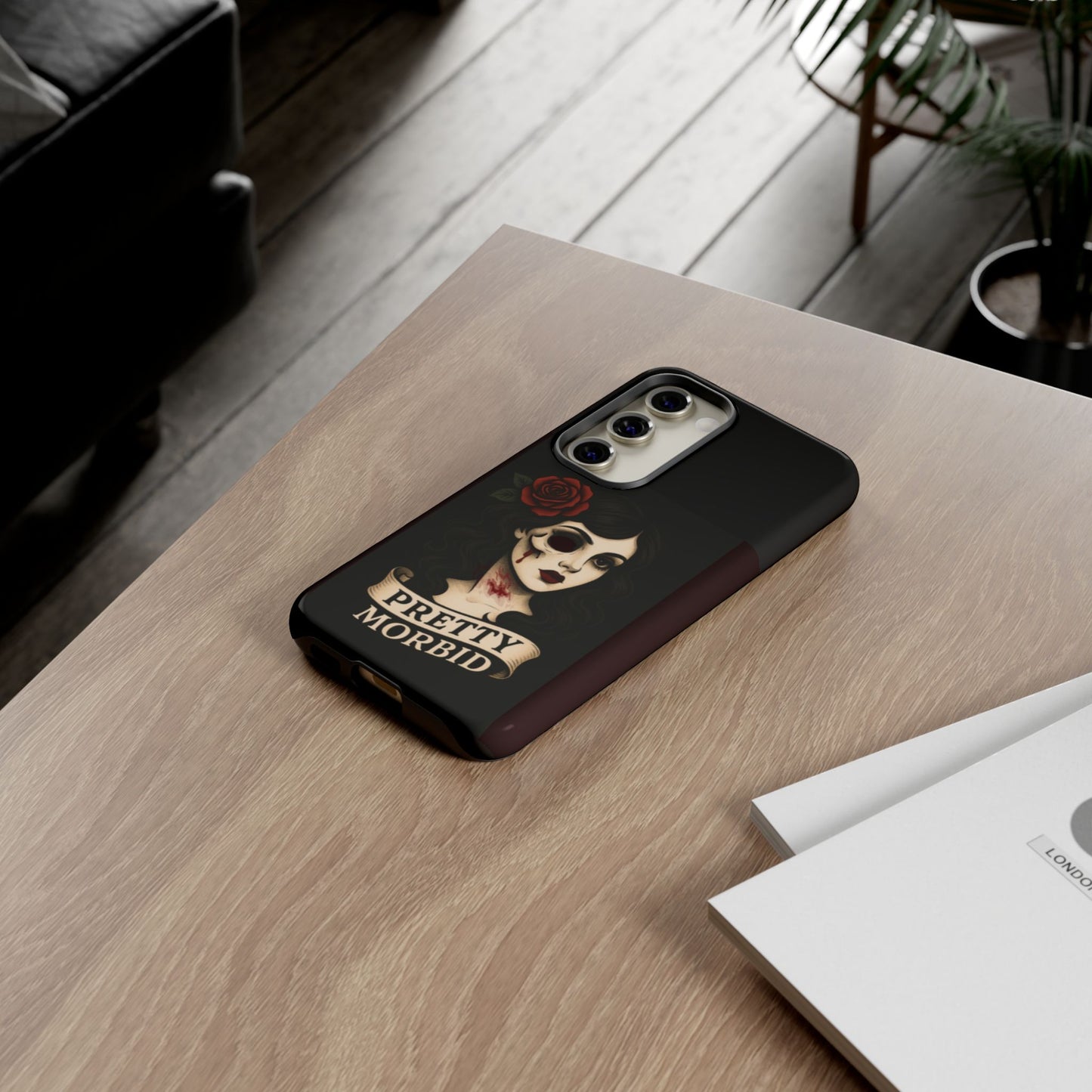 Pretty Morbid Shockproof Phone Case