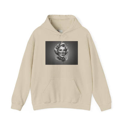 Dark Icon Hoodie Marilyn Inspired Portrait
