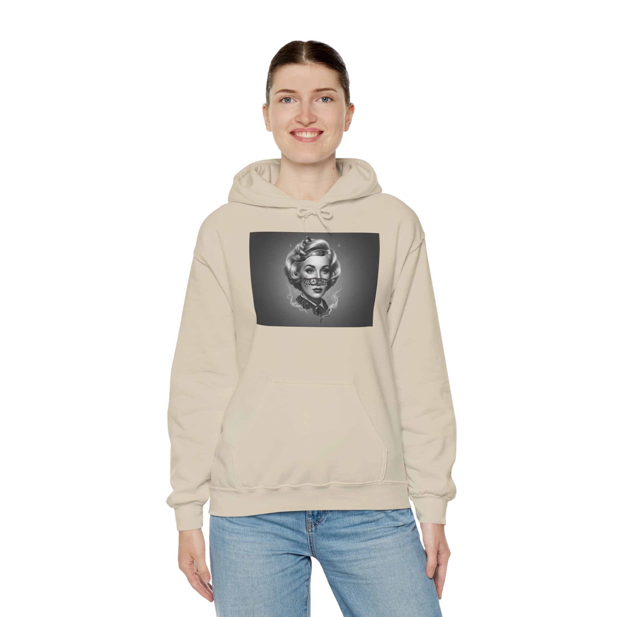 Hooded Sweatshirt — Marilyn-Style Portrait