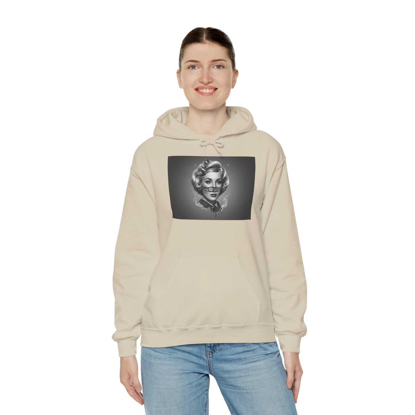 Dark Icon Hoodie Marilyn Inspired Portrait