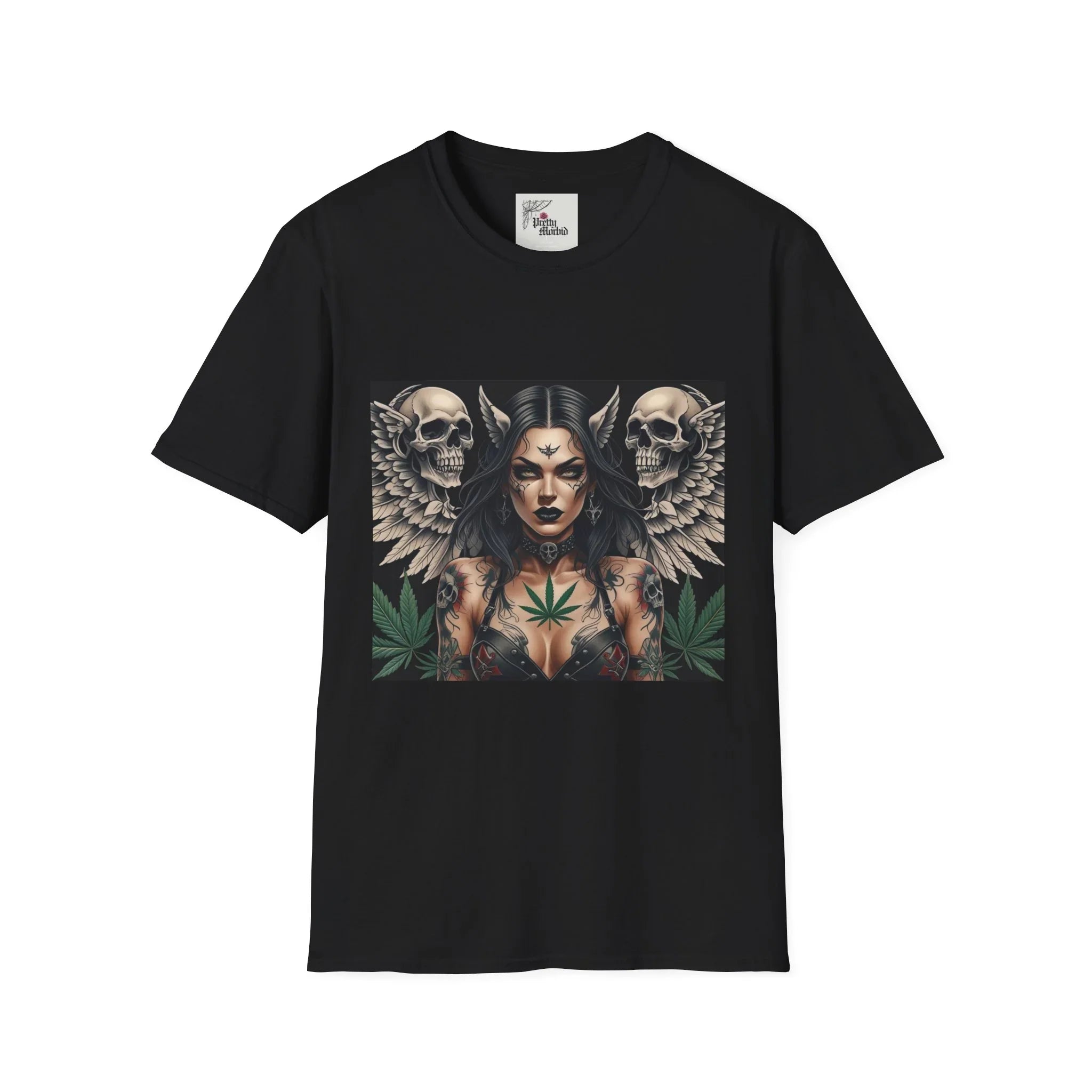 Gothic Angel Cannabis Tee
