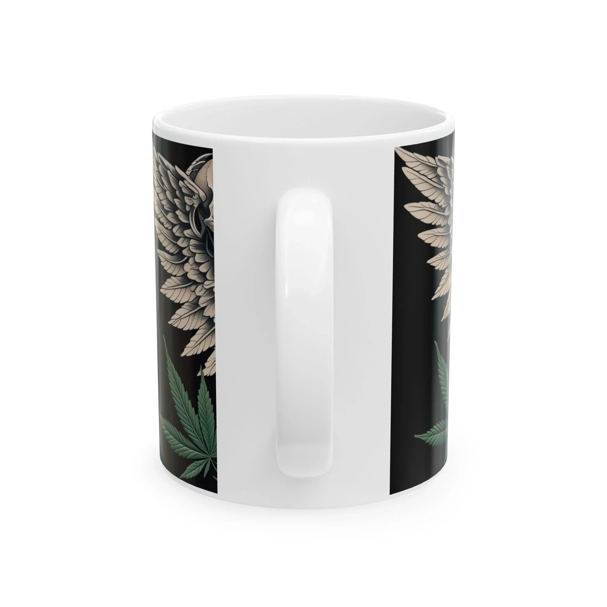 Edgy Gothic cannabis Ceramic Mug