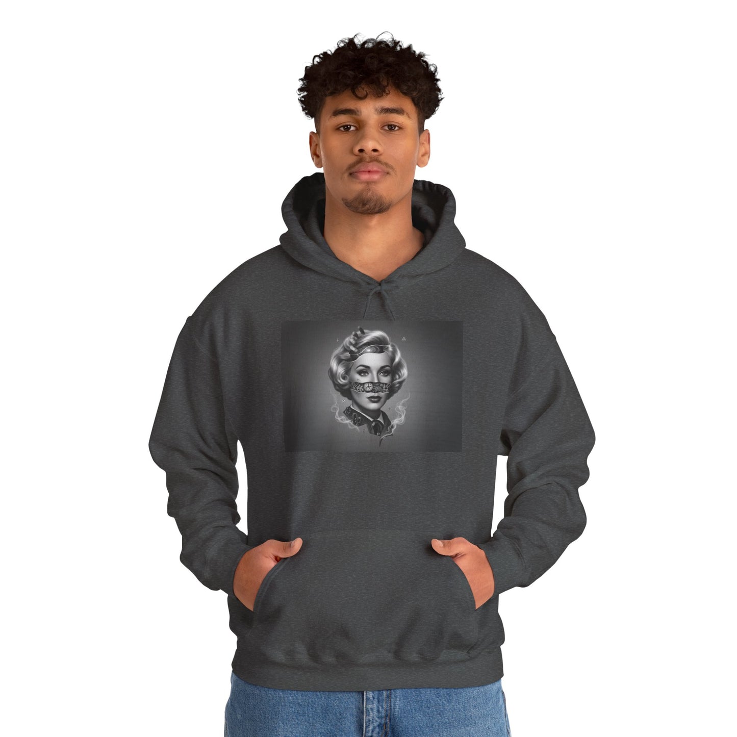 Dark Icon Hoodie Marilyn Inspired Portrait