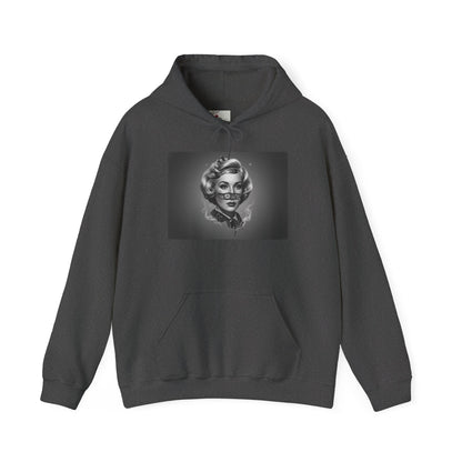 Dark Icon Hoodie Marilyn Inspired Portrait