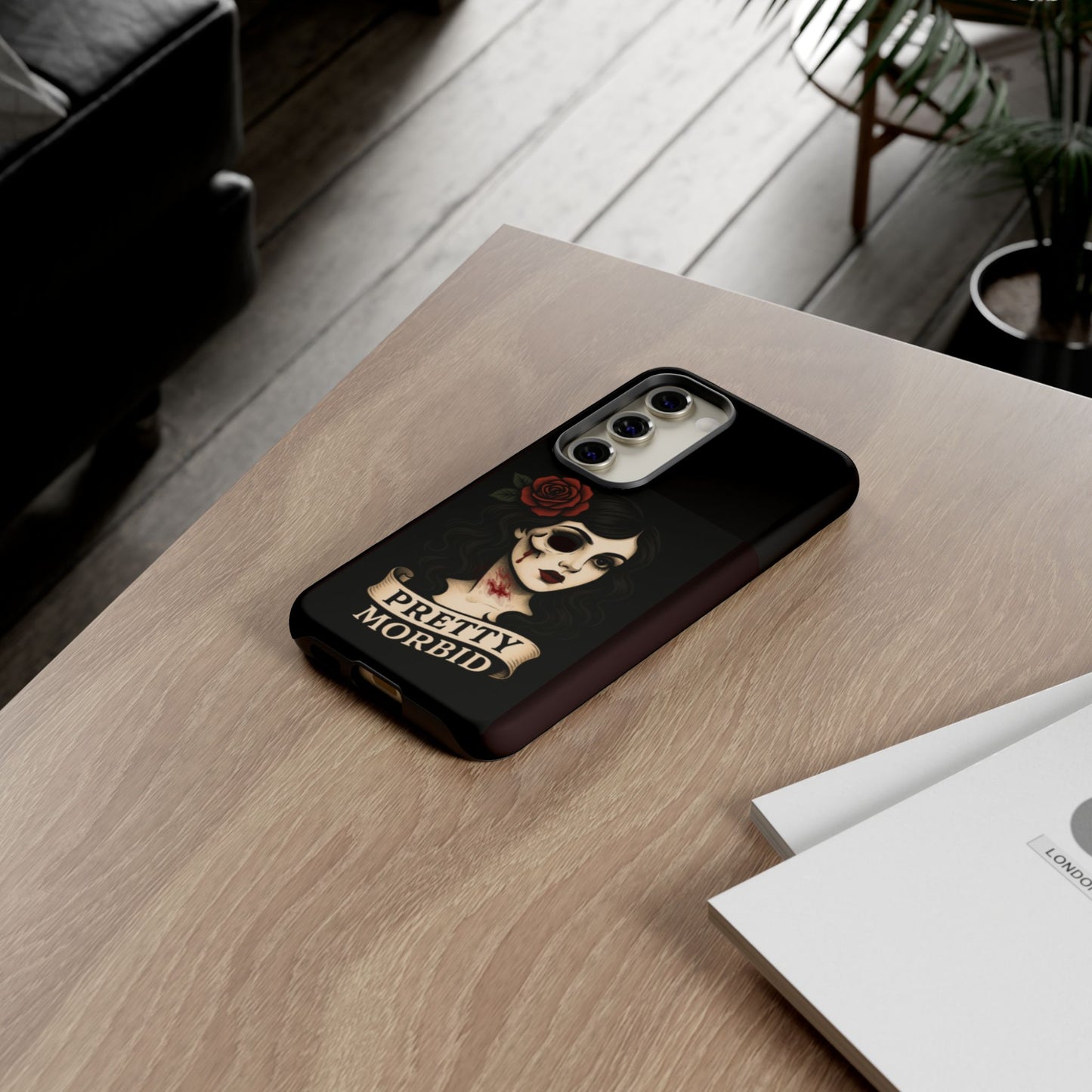 Pretty Morbid Shockproof Phone Case