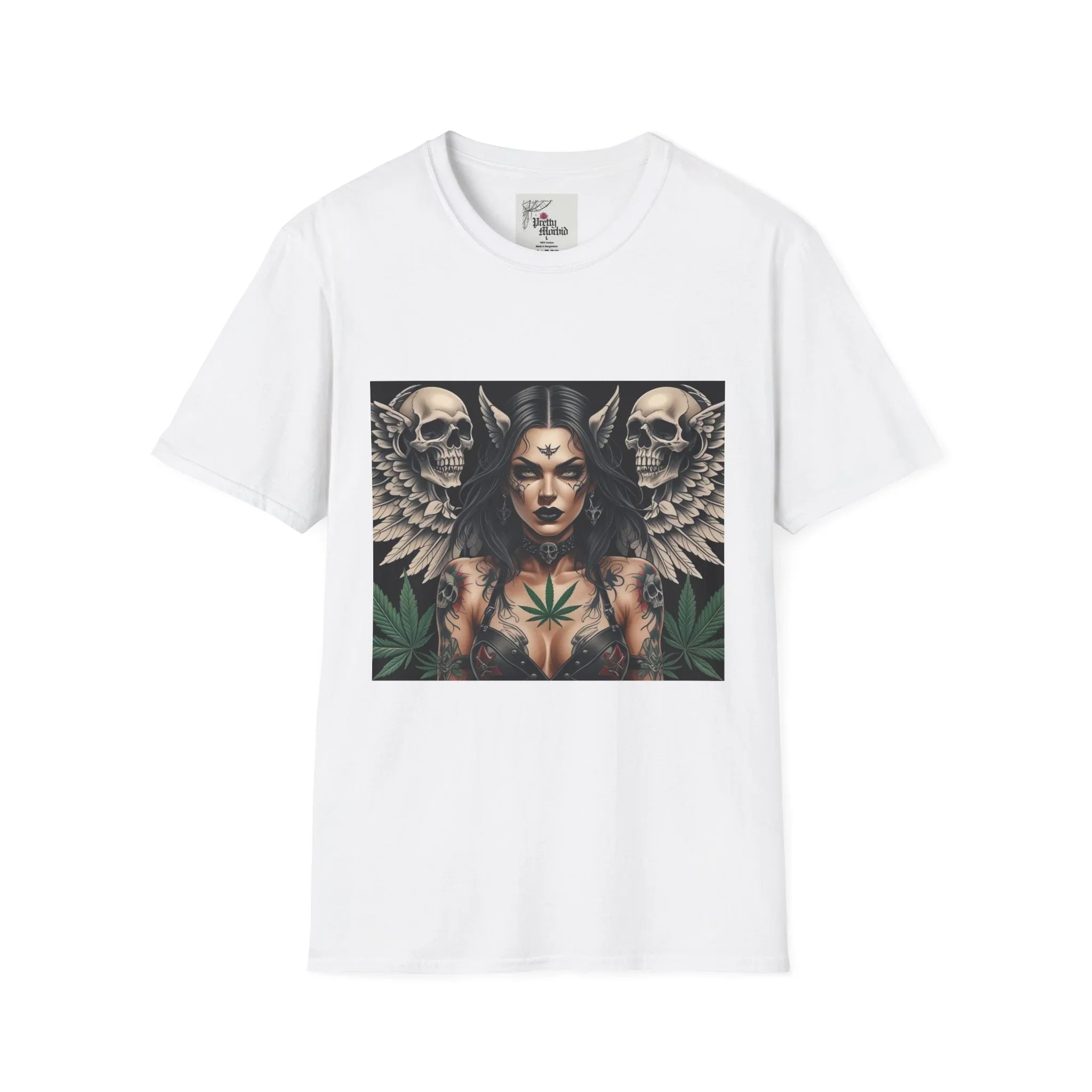 Gothic Angel Cannabis Tee