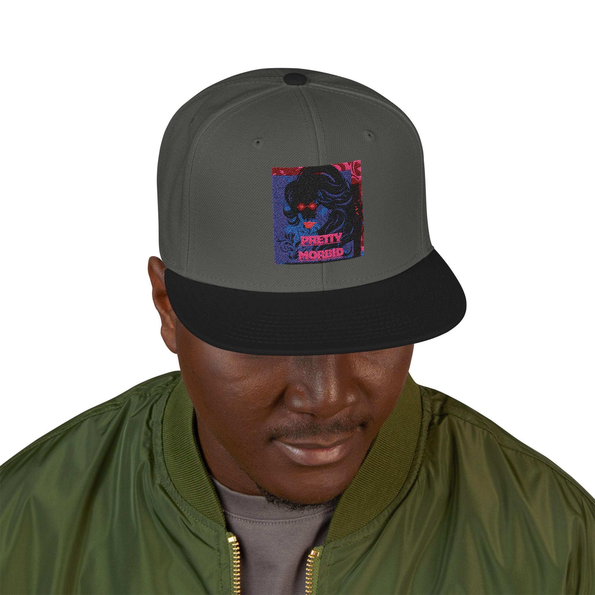 Embroidered Snapback Hat