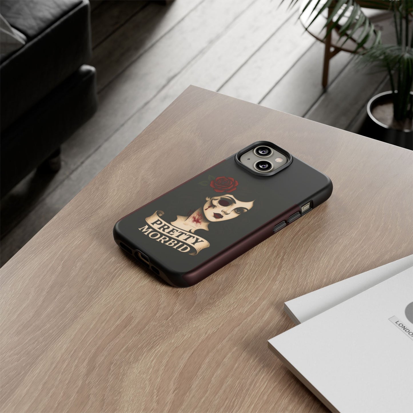 Pretty Morbid Shockproof Phone Case