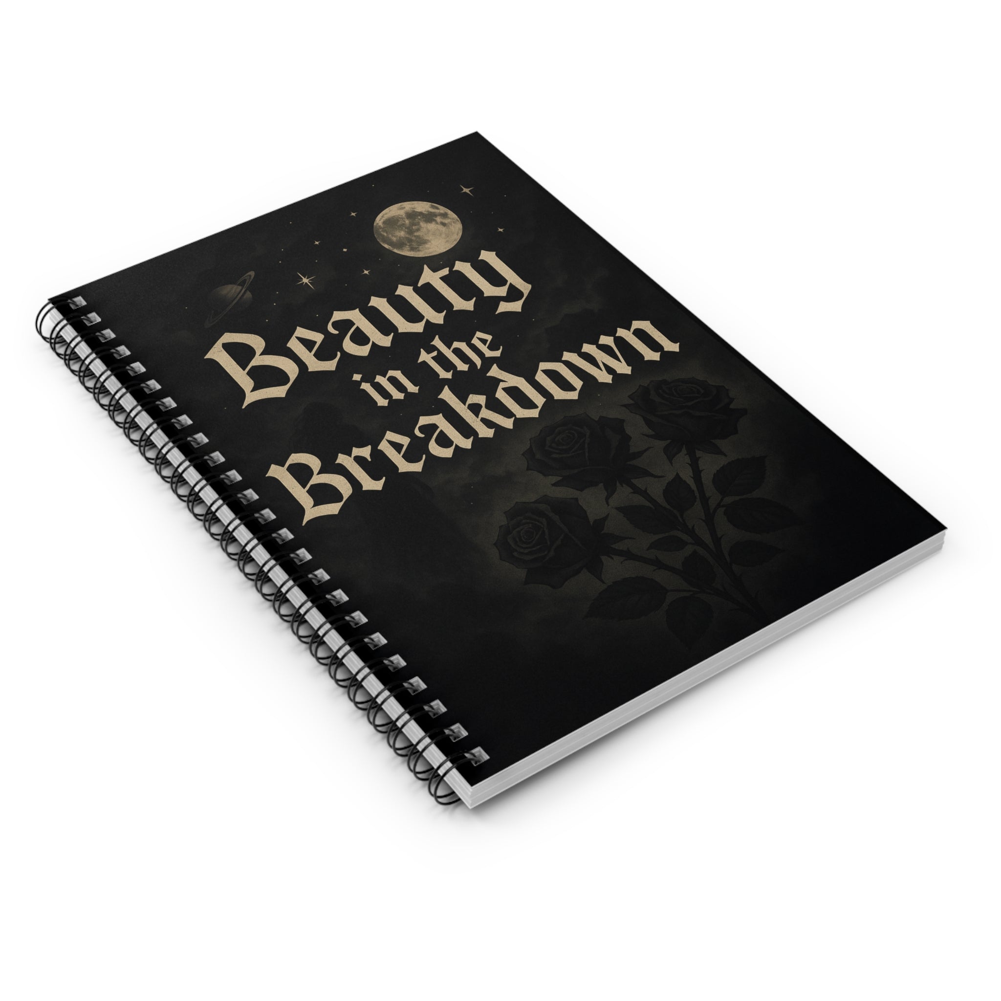 Beauty in the Breakdown Spiral Notebook