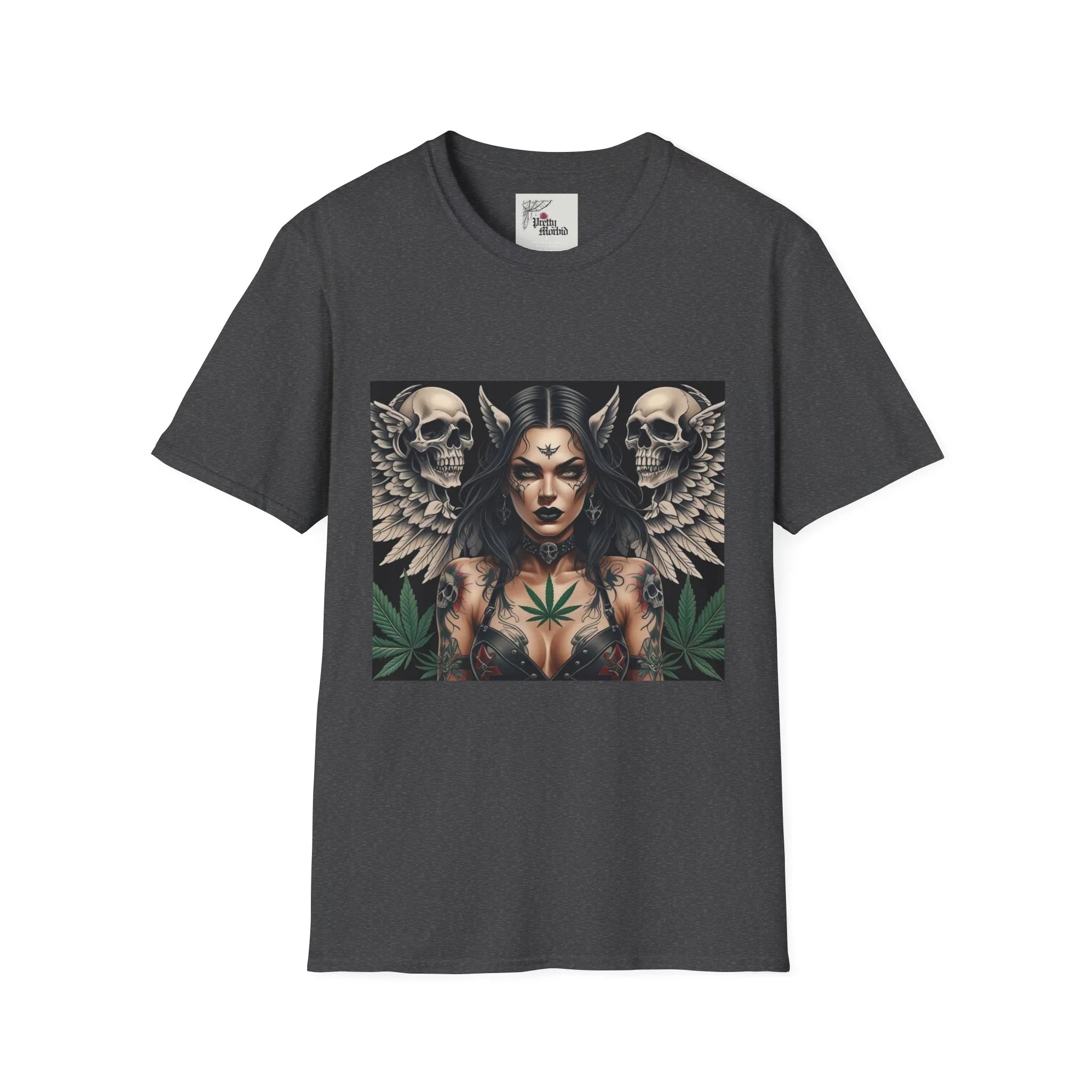 Gothic Angel Cannabis Tee