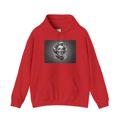 Dark Icon Hoodie Marilyn Inspired Portrait