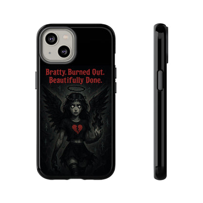 Morbid Cutie Dark Angel Gothic Slim Phone Case
