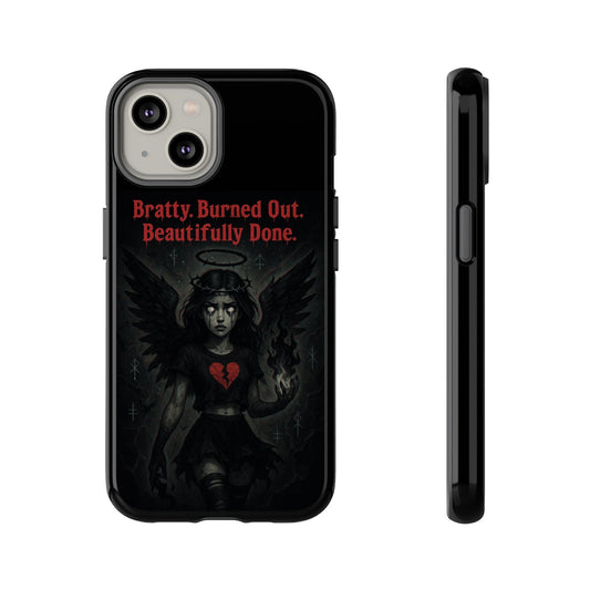 Morbid Cutie Dark Angel Gothic Slim Phone Case