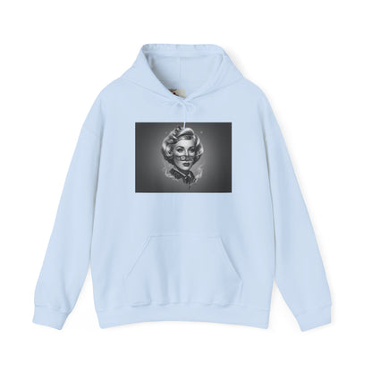 Dark Icon Hoodie Marilyn Inspired Portrait